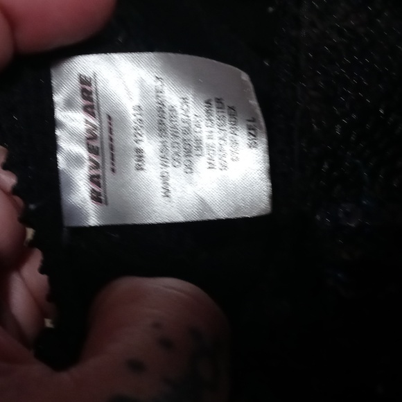 Bnwot rave corset in black with sequins through out sz large with bows - Picture 5 of 5